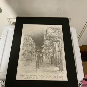 French Quarter Nights 1987" by Don Davey Signed Print